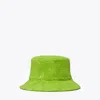 Tory Burch Terry Bucket Hat In Green