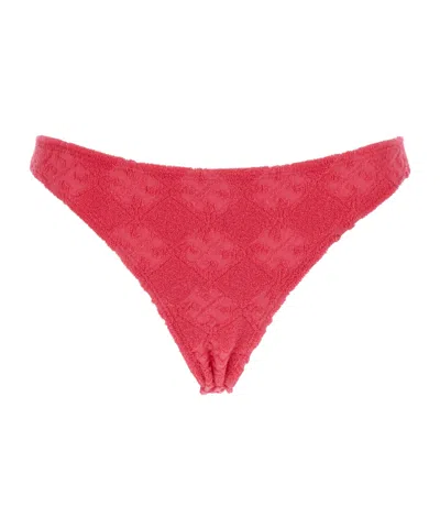TORY BURCH TORY BURCH LOW-RISE TERRY-CLOTH BIKINI BOTTOMS