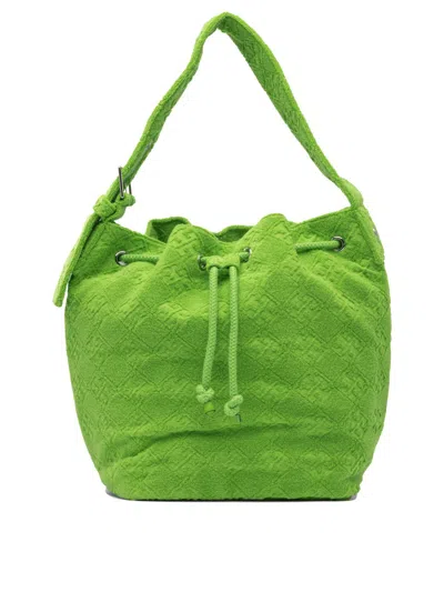 TORY BURCH TORY BURCH TERRY FABRIC OVERSIZED BUCKET BAG