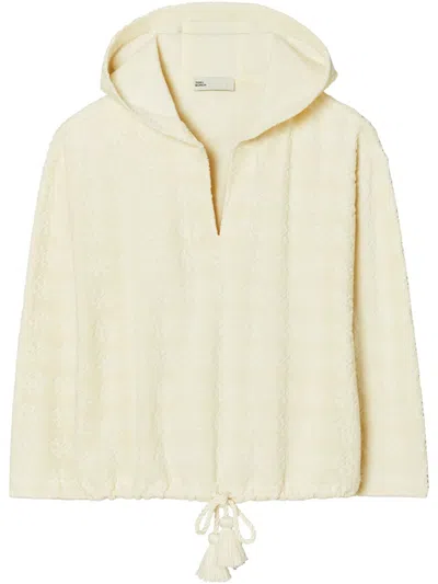 Tory Burch Terry Hooded Sweatshirt