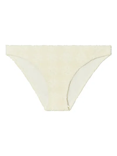 TORY BURCH TERRY LOGO BIKINI BOTTOMS