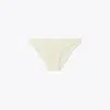 Tory Burch Terry Logo Bikini Botttom In New Ivory