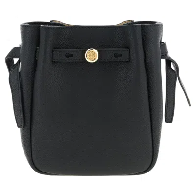 Pre-owned Tory Burch Textured Cowhide Crossbody Bag � Black