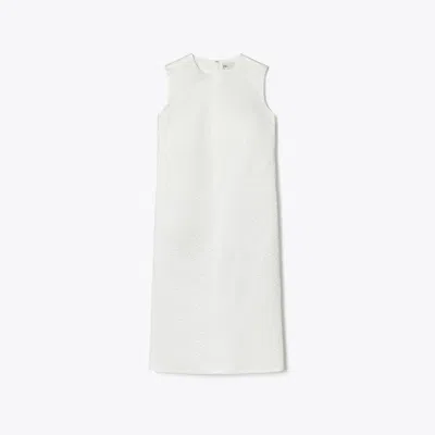 Tory Burch Textured Dress In White