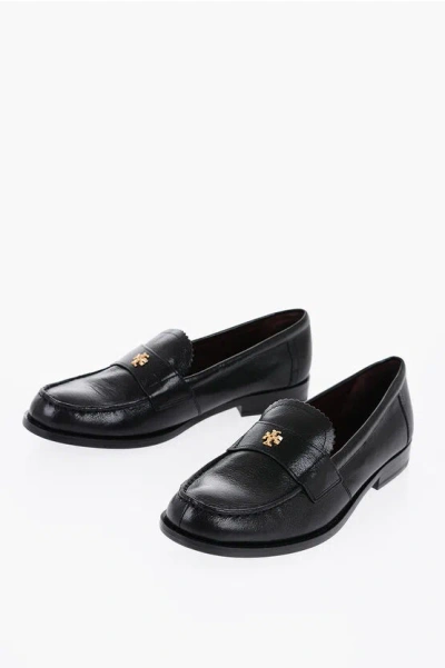 Tory Burch Textured Leather Loafers