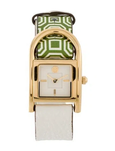 Pre-owned Tory Burch Thayer Watch In Multi