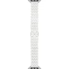 Tory Burch Eleanor Apple Watch White Ceramic Band, 36mm - 46mm In Metallic