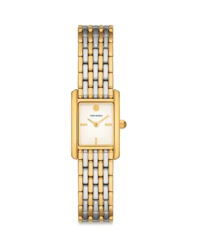 Tory Burch The Eleanor Two-hand Two-tone Stainless Steel Watch In Multicolor