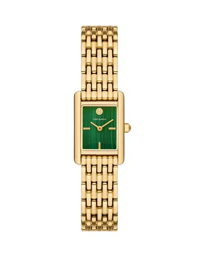 TORY BURCH THE SMALL ELEANOR STAINLESS STEEL WATCH, 19MM X 28MM
