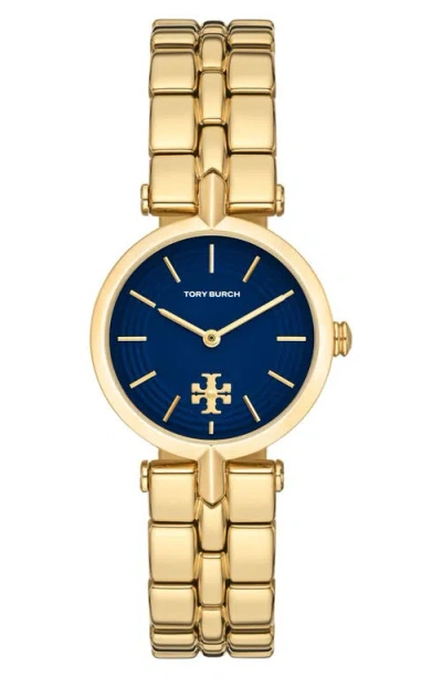 Tory Burch The Kira Bracelet Watch, 30mm In Gold/blue