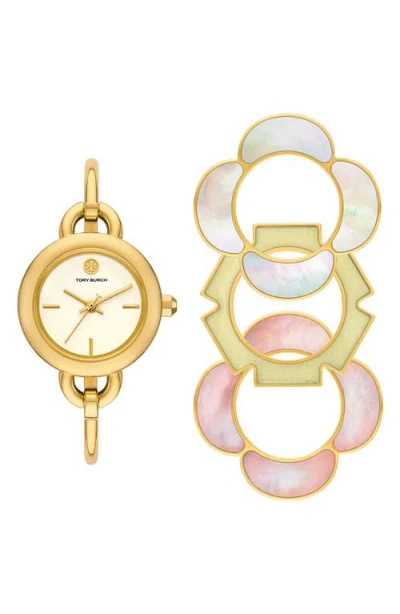 Tory Burch Kira Watch Gift Set In Gold