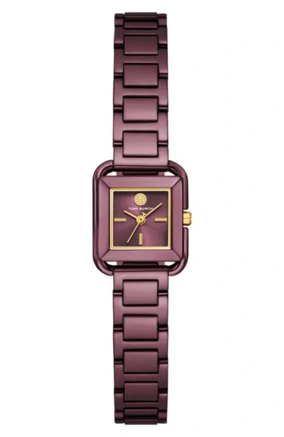 TORY BURCH TORY BURCH THE KIRA SQUARE MINI BRACELET WATCH, 18MM