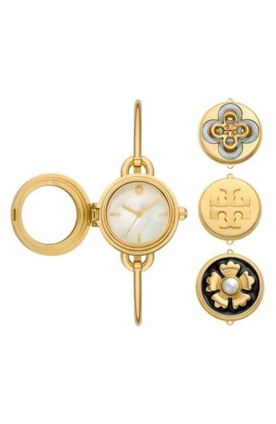 Tory Burch The Mille Bangle Watch Set, 27mm In Gold