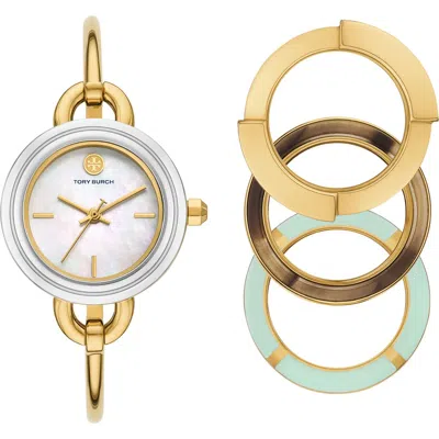 TORY BURCH TORY BURCH THE MILLER BANGLE WATCH SET, 27MM