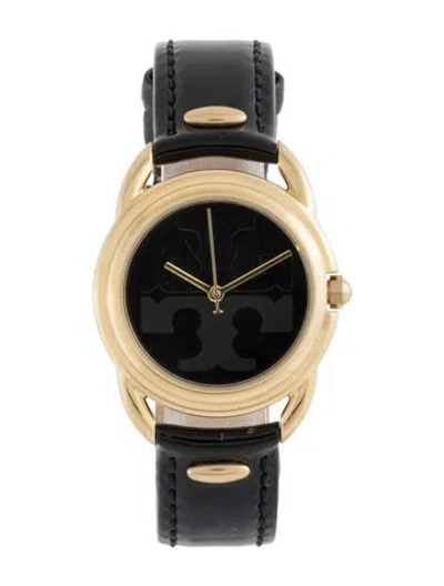 Pre-owned Tory Burch The Miller Watch In Multicolor