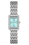 Tory Burch Mini Eleanor Watch In Silver