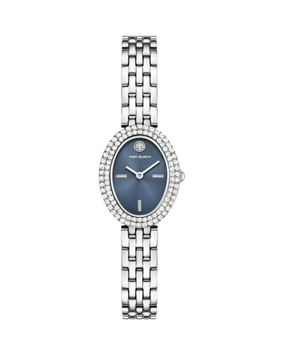 Tory Burch The Oval Watch, 22mm X 28mm In Multi