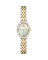 Tory Burch Women's The Oval Two-tone Stainless Steel Bracelet Watch 28mm In Multicolor