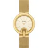 Tory Burch Women's The Pierced Gold-tone Stainless Steel Mesh Bracelet Watch 36mm In Gold