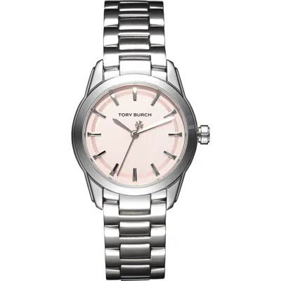 Tory Burch The Small Miller Two-tone Bracelet Watch, 28mm In Metallic