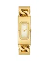 Tory Burch T Watch In White/gold