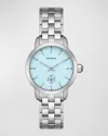TORY BURCH THE TORY SILVER-TONE STAINLESS STEEL WATCH