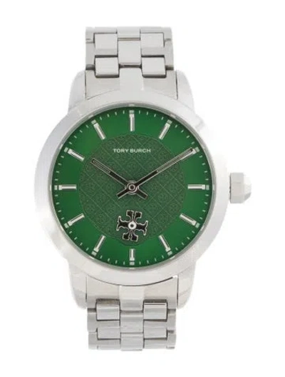 Pre-owned Tory Burch The Tory Watch, 34mm In Multi