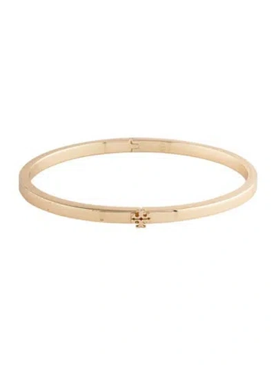 Pre-owned Tory Burch Thin Icon Bangle Bracelet, 6.75" In Multicolor