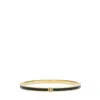 Tory Burch Kira Logo-plaque Bracelet In Black