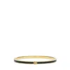 Tory Burch Kira Logo-plaque Bracelet In Black