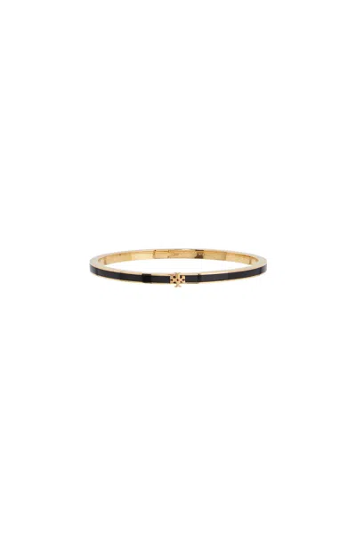 Tory Burch Thin Kira Bracelet In Black