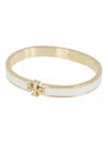 Tory Burch Thin Kira Enamel Bracelet In Multi
