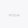 Tory Burch Thin Kira Enamel Bracelet In Tory Silver/light Blue