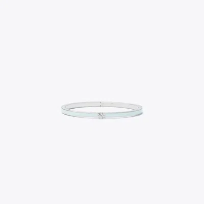 Tory Burch Thin Kira Enamel Bracelet In 蓝色
