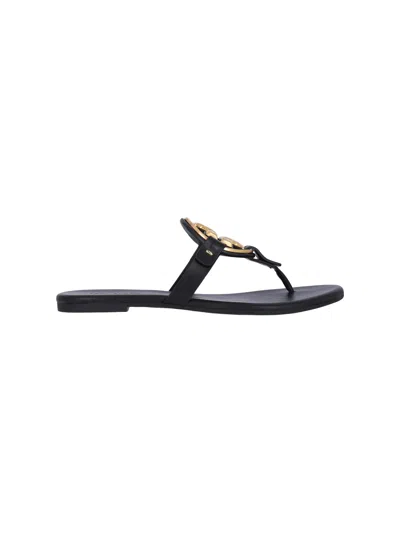 Tory Burch Thong Sandals "miller" In Black  