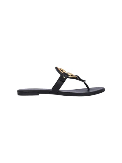 Tory Burch Thong Sandals "miller" In Black