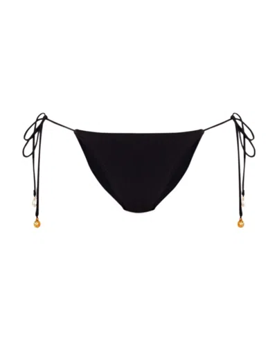Tory Burch Tie-side Bikini Briefs In Black