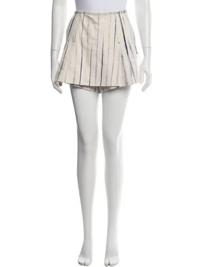 Pre-owned Tory Burch Tie-dye Print Mini Skirt In Gold/metallic