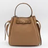 Tory Burch Tiramisu Leather Romy Satchel In Brown
