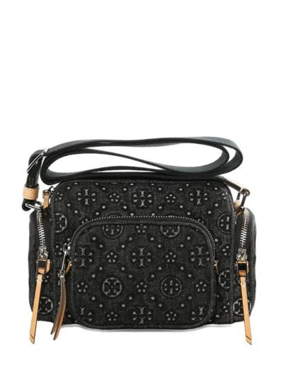 Tory Burch T-monogram Cross-body Bag In Black