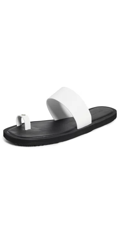 Tory Burch Toe Ring Flip Flops Cloud/perfect Black