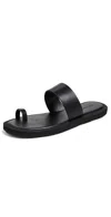 Tory Burch Toe Loop Sandal In Perfect Black / Perfect Black
