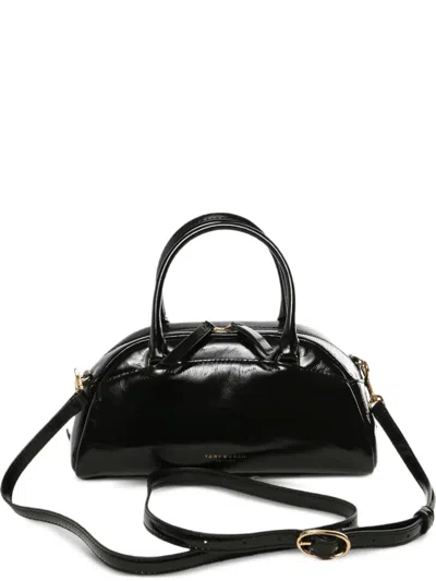 Tory Burch Top Handle Clutch Bag In Black