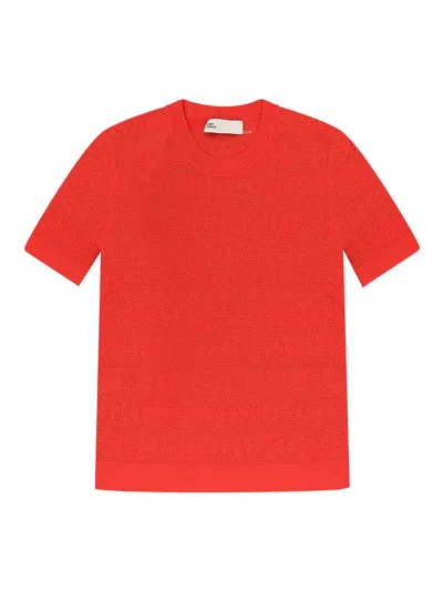 Tory Burch Top T-monogram In Misto Viscosa