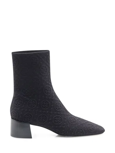 Tory Burch Ankle Boots With Low Heel In Black