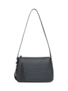 Tory Burch Black Leather Shoulder Bag In Black