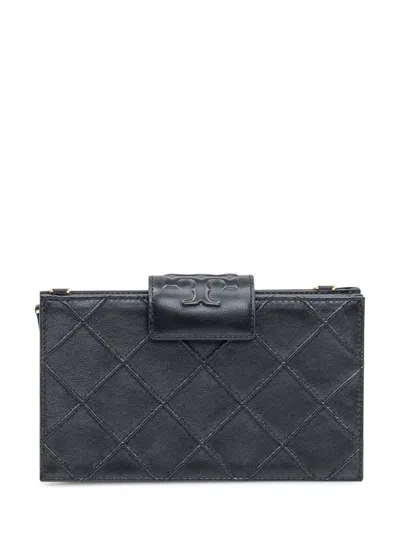 Tory Burch Black Quilted Leather Bag