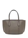 Tory Burch Mini Perry Tote Bag With Removable Strap In Gray