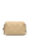 Tory Burch Quilted Beige Bag With Chain Strap In Sand