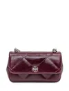 Tory Burch Quilted Leather Bag In Red